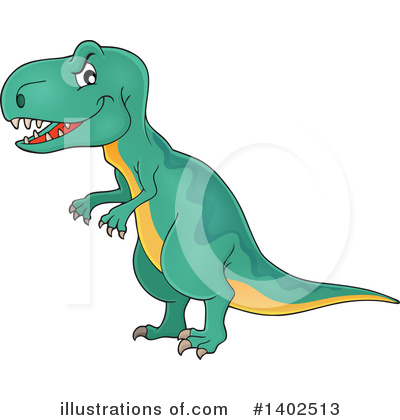 Tyrannosaurus Clipart #1402513 by visekart