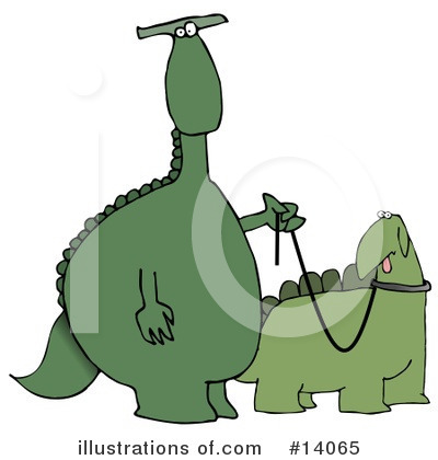 Royalty-Free (RF) Dinosaur Clipart Illustration by djart - Stock Sample #14065