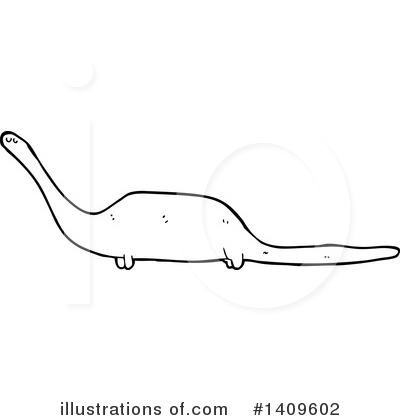Royalty-Free (RF) Dinosaur Clipart Illustration by lineartestpilot - Stock Sample #1409602