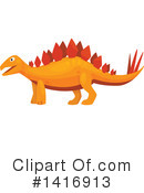 Dinosaur Clipart #1416913 by Vector Tradition SM