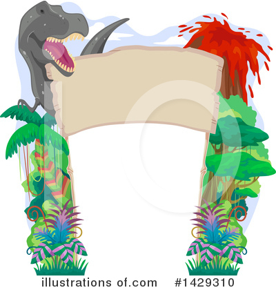 Royalty-Free (RF) Dinosaur Clipart Illustration by BNP Design Studio - Stock Sample #1429310