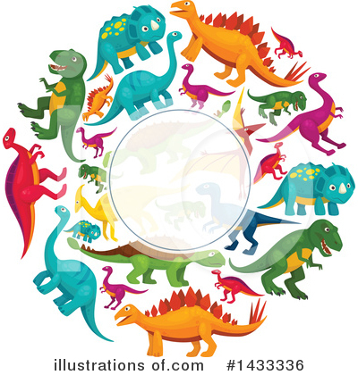 Royalty-Free (RF) Dinosaur Clipart Illustration by Vector Tradition SM - Stock Sample #1433336