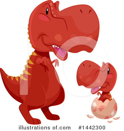 Royalty-Free (RF) Dinosaur Clipart Illustration by BNP Design Studio - Stock Sample #1442300