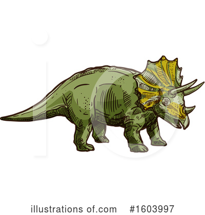 Royalty-Free (RF) Dinosaur Clipart Illustration by Vector Tradition SM - Stock Sample #1603997