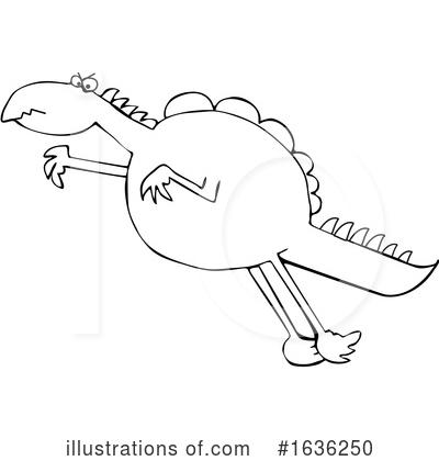 Royalty-Free (RF) Dinosaur Clipart Illustration by djart - Stock Sample #1636250