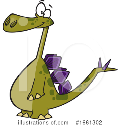 Dinosaur Clipart #1661302 by toonaday