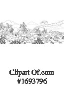 Dinosaur Clipart #1693796 by AtStockIllustration