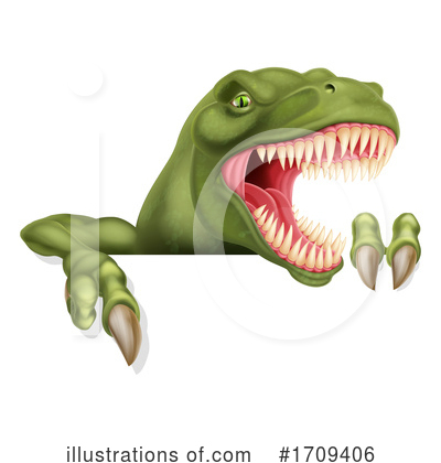 Royalty-Free (RF) Dinosaur Clipart Illustration by AtStockIllustration - Stock Sample #1709406