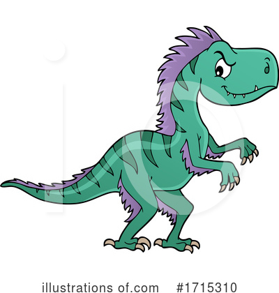 Royalty-Free (RF) Dinosaur Clipart Illustration by visekart - Stock Sample #1715310