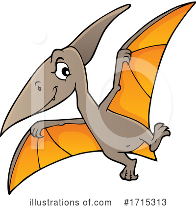 Royalty-Free (RF) Dinosaur Clipart Illustration by visekart - Stock Sample #1715313