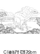 Dinosaur Clipart #1717579 by AtStockIllustration