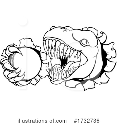 Royalty-Free (RF) Dinosaur Clipart Illustration by AtStockIllustration - Stock Sample #1732736