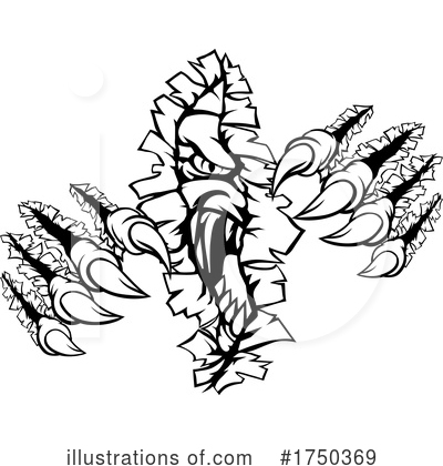 Royalty-Free (RF) Dinosaur Clipart Illustration by AtStockIllustration - Stock Sample #1750369