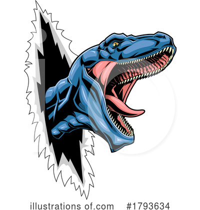 Raptor Clipart #1793634 by Hit Toon