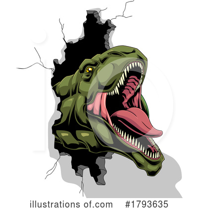 Raptor Clipart #1793635 by Hit Toon