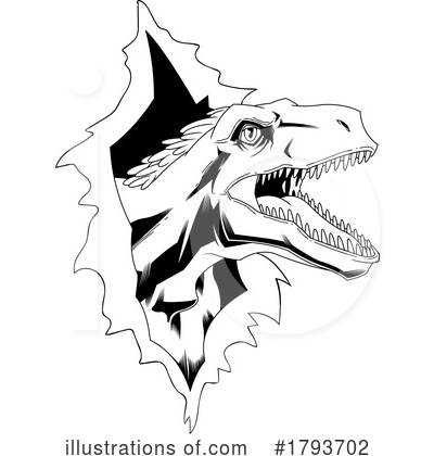 Raptor Clipart #1793702 by Hit Toon