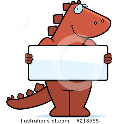 Royalty-Free (RF) Dinosaur Clipart Illustration by Cory Thoman - Stock Sample #218555