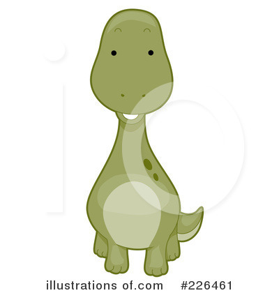 Royalty-Free (RF) Dinosaur Clipart Illustration by BNP Design Studio - Stock Sample #226461