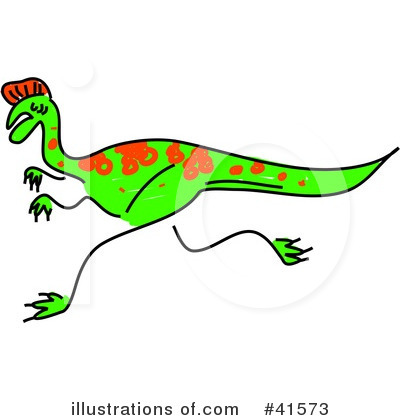 Royalty-Free (RF) Dinosaur Clipart Illustration by Prawny - Stock Sample #41573