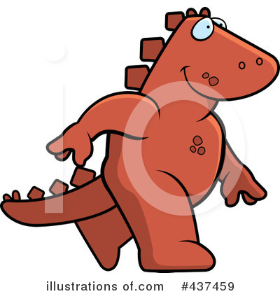 Royalty-Free (RF) Dinosaur Clipart Illustration by Cory Thoman - Stock Sample #437459
