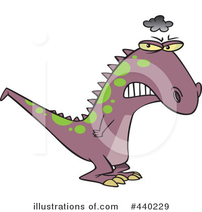 Royalty-Free (RF) Dinosaur Clipart Illustration by toonaday - Stock Sample #440229