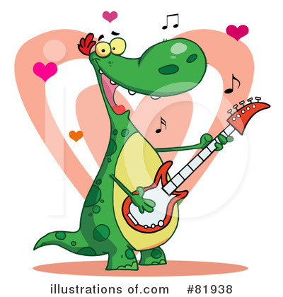 Royalty-Free (RF) Dinosaur Clipart Illustration by Hit Toon - Stock Sample #81938