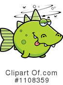 Dinosaur Fish Clipart #1108359 by Cory Thoman