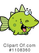 Dinosaur Fish Clipart #1108360 by Cory Thoman