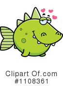 Dinosaur Fish Clipart #1108361 by Cory Thoman