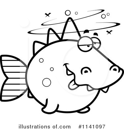 Royalty-Free (RF) Dinosaur Fish Clipart Illustration by Cory Thoman - Stock Sample #1141097