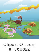 Dinosaurs Clipart #1060822 by AtStockIllustration