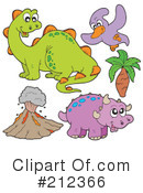 Dinosaurs Clipart #212366 by visekart