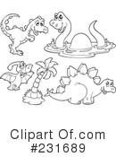 Dinosaurs Clipart #231689 by visekart