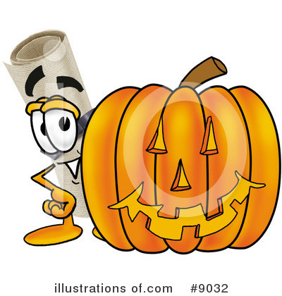 Royalty-Free (RF) Diploma Clipart Illustration by Mascot Junction - Stock Sample #9032