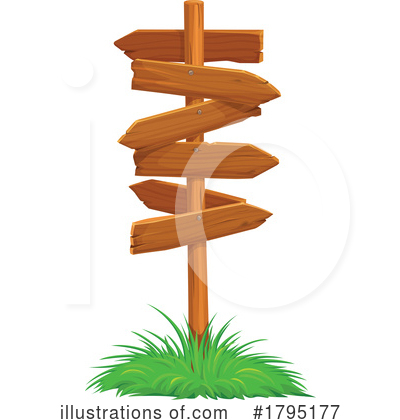 Wood Sign Clipart #1795177 by Vector Tradition SM