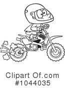 Dirt Bike Clipart #1044035 by toonaday