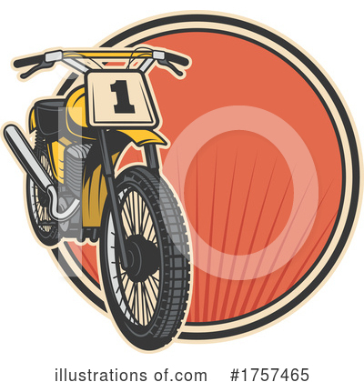 Motorbike Clipart #1757465 by Vector Tradition SM