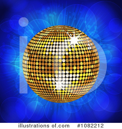 Royalty-Free (RF) Disco Ball Clipart Illustration by elaineitalia - Stock Sample #1082212