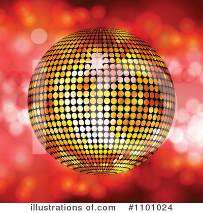 Royalty-Free (RF) Disco Ball Clipart Illustration by elaineitalia - Stock Sample #1101024