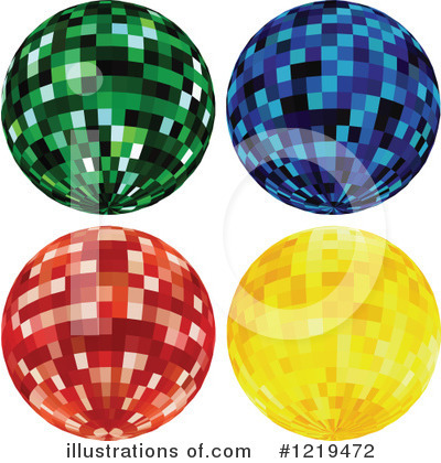 Royalty-Free (RF) Disco Ball Clipart Illustration by dero - Stock Sample #1219472