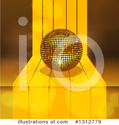 Royalty-Free (RF) Disco Ball Clipart Illustration by elaineitalia - Stock Sample #1312779