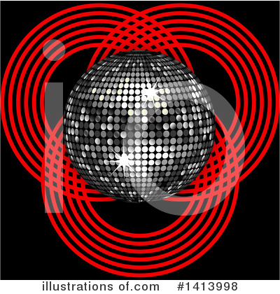 Royalty-Free (RF) Disco Ball Clipart Illustration by elaineitalia - Stock Sample #1413998