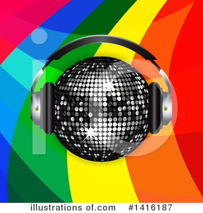Royalty-Free (RF) Disco Ball Clipart Illustration by elaineitalia - Stock Sample #1416187