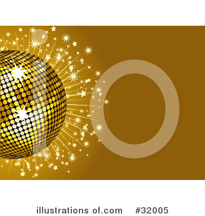 Royalty-Free (RF) Disco Ball Clipart Illustration by elaineitalia - Stock Sample #32005