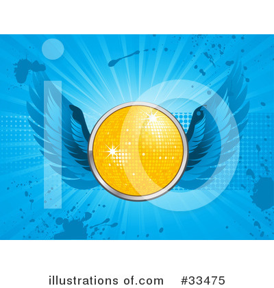 Royalty-Free (RF) Disco Ball Clipart Illustration by elaineitalia - Stock Sample #33475