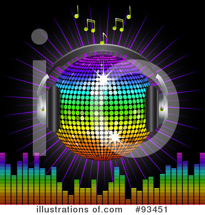 Royalty-Free (RF) Disco Ball Clipart Illustration by elaineitalia - Stock Sample #93451