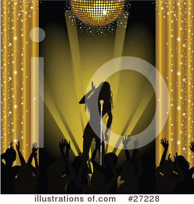Royalty-Free (RF) Disco Clipart Illustration by elaineitalia - Stock Sample #27228