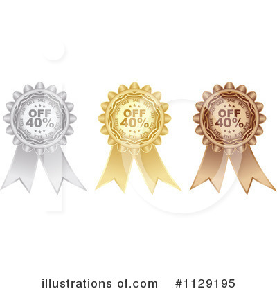 Sales Ribbon Clipart #1129195 by Andrei Marincas