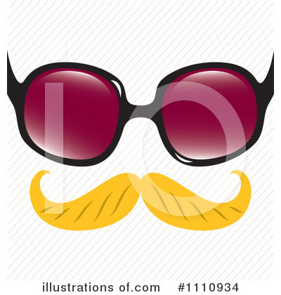 Mustache Clipart #1110934 by Cherie Reve