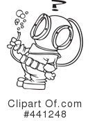 Diver Clipart #441248 by toonaday